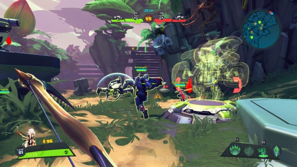 Menjajal BETA Battleborn: Borderlands Versi MOBA? 6 Mata uang sama yang bisa Anda gunakan untuk membangun tower atau menciptakan creep besar untuk ekstra exp.