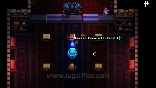 Ada NPC yang bisa membuka toko untuk menambah koleksi senjata yang tersedia dalam game