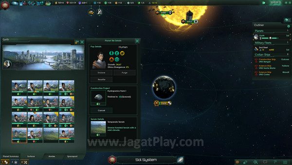 Review Stellaris: Ribet Tapi Memuaskan! 4 Beragam fasilitas dapat dibangun di permukaan planet, dan dapat diupgrade nantinya