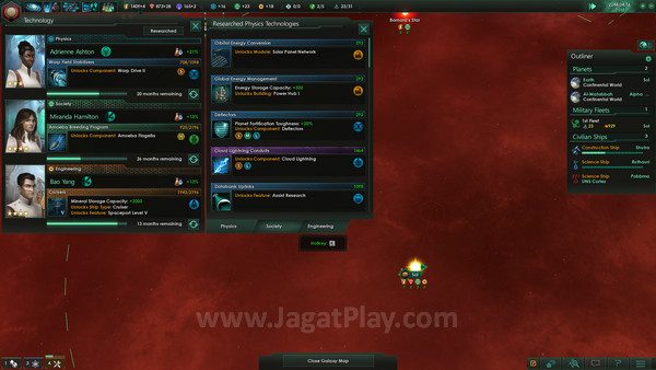 Review Stellaris: Ribet Tapi Memuaskan! 7 Teknologi terbagi menjadi tiga cabang, dan ketiganya sama pentingnya