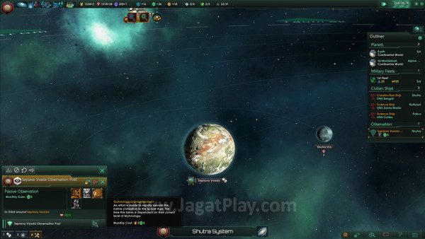 Review Stellaris: Ribet Tapi Memuaskan! 9 Terkadang Anda dapat menemukan planet primitif, dan membangun stasiun angkasa di sana untuk mendapatkan sumber daya teknologi