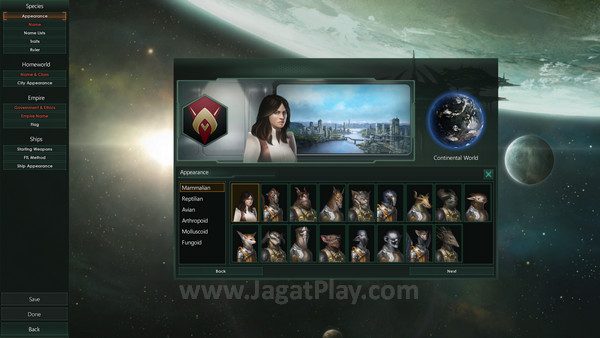 Review Stellaris: Ribet Tapi Memuaskan! 2 Beragam bentuk makhluk hidup dapat Anda pilih ketika membuat sendiri ras untuk dimainkan