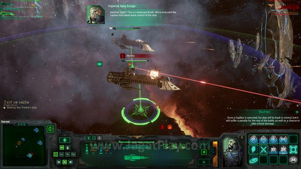 Review Battlefleet Gothic Armada: Akhirnya, Space Battle di Warhammer 40K! 3 Awak kapal dapat memberontak dan kabur dari area pertempuran
