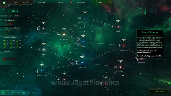 Review Battlefleet Gothic Armada: Akhirnya, Space Battle di Warhammer 40K! 1 Setiap planet di sektor Gothic memiliki bonus, dan akan memberi penalti bila ia dikuasai musuh