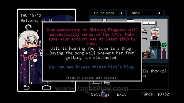 Review VA-11 HALL-A: Cerita Super Menarik! 6 Keinginan Jill ketika sampai di rumah perlu dipenuhi supaya ia dapat konsentrasi bekerja