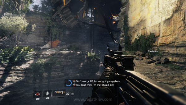 Review Titanfall 2: Jauh Melebihi Harapan! 4 Akan lebih keren jika pilihan respon ini bisa berujung jadi sesuatu yang signifikan.