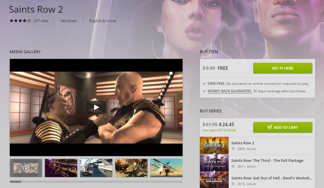 Saints Row 2 Original Kini Gratis! • Jagat Play