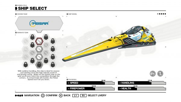 Review Wipeout Omega Collection: Balap Masa Depan yang Tiba di “Masa Depan”! 8 Misi dibagi ke dalam bentuk grid dengan objektif yang berbeda-beda. Reward mobil baru juga menanti Anda untuk setiap kenaikan level.