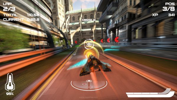 Review Wipeout Omega Collection: Balap Masa Depan yang Tiba di “Masa Depan”! 6 Cuma balapan? Tenang, Anda juga bisa menggunakan senjata di sini!