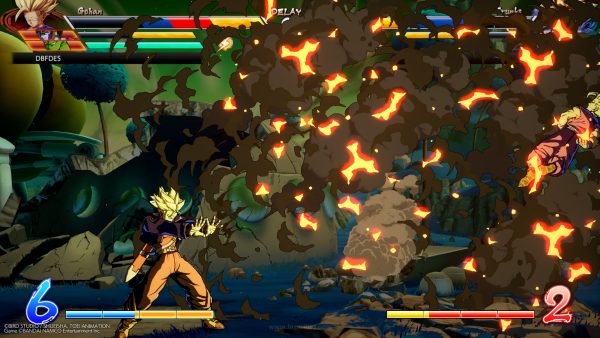 Sementara serangan terkuat Trunks berakhir jadi serangan grapple jarak super dekat yang mudah di-cancel.