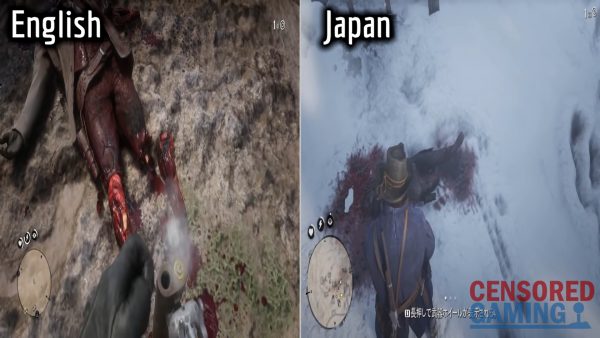 Red Dead Redemption 2 Disensor di Jepang 6 English vs Japan RDR 2 600x338 1