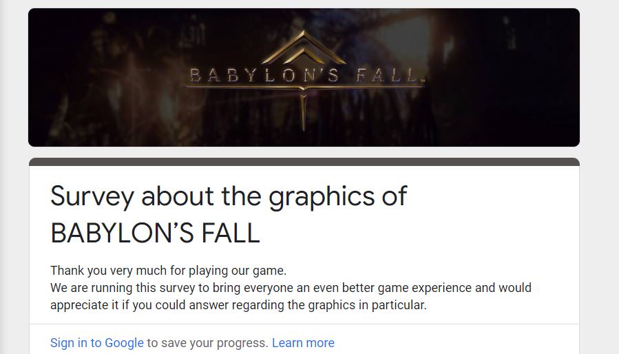 babylons fall surveys