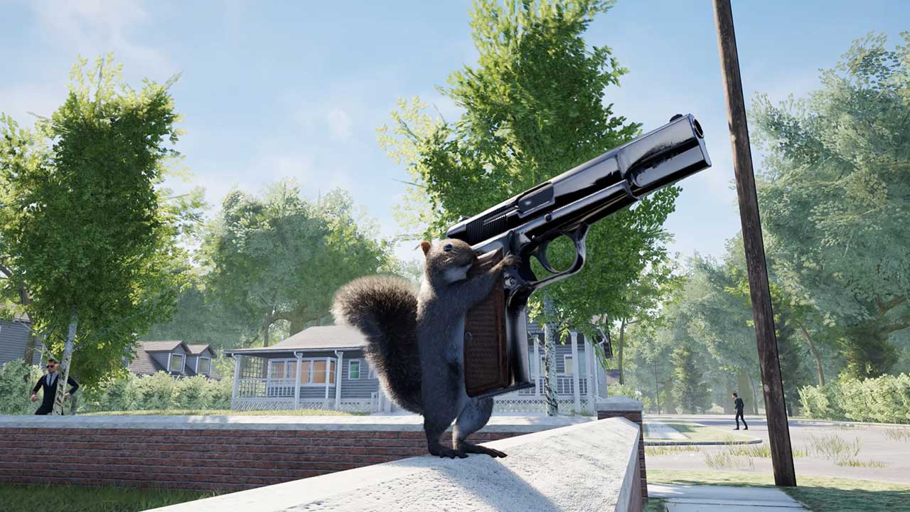 squirrel with a gun