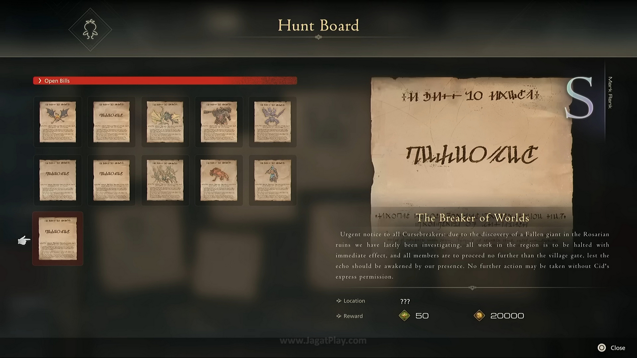 Review Final Fantasy XVI: Fantasi Tinggi Melebihi Ekspektasi! 8 hunt board 1