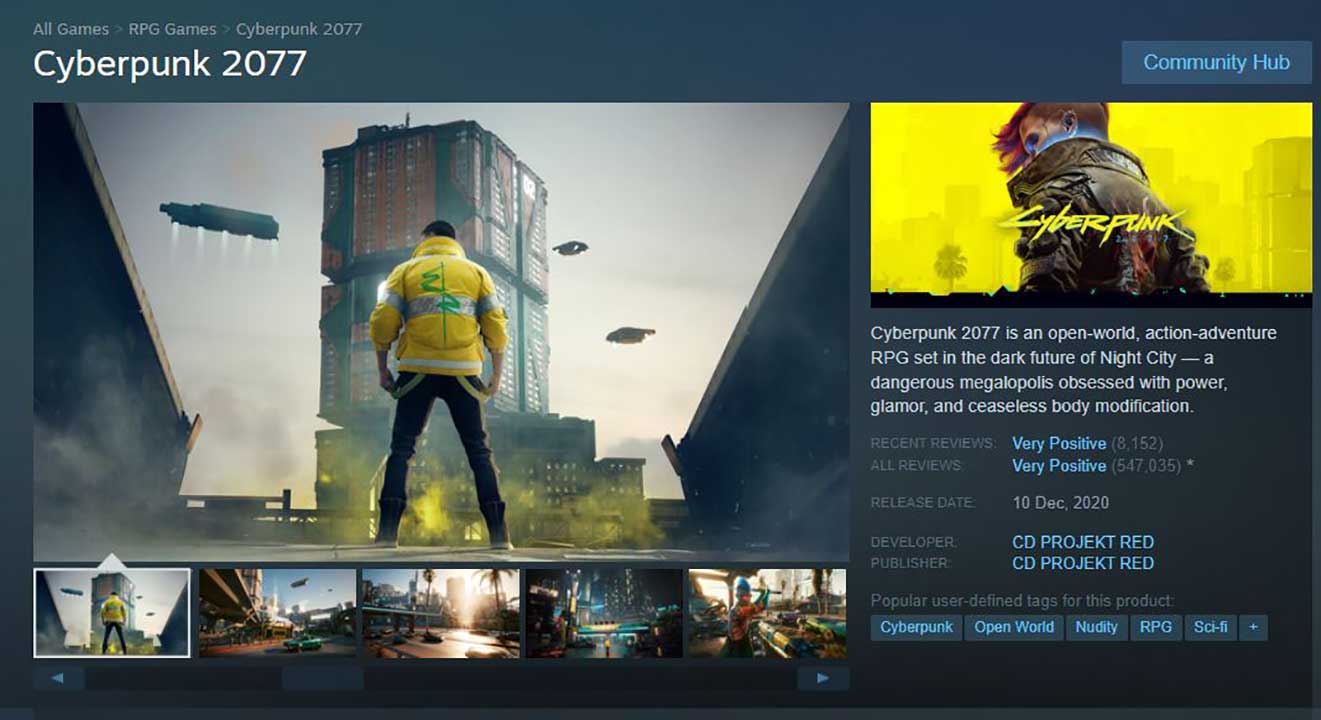 2 Tahun Berjuang, Cyberpunk 2077 Steam Akhirnya Dapat Rating “Sangat Positif” 2 cyberpunk2077 very positive