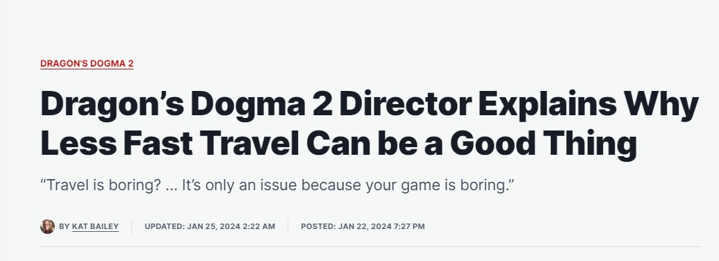 Review Dragon’s Dogma 2: RPG Tiada Dua! 13 dragon dogma 2 fast travel