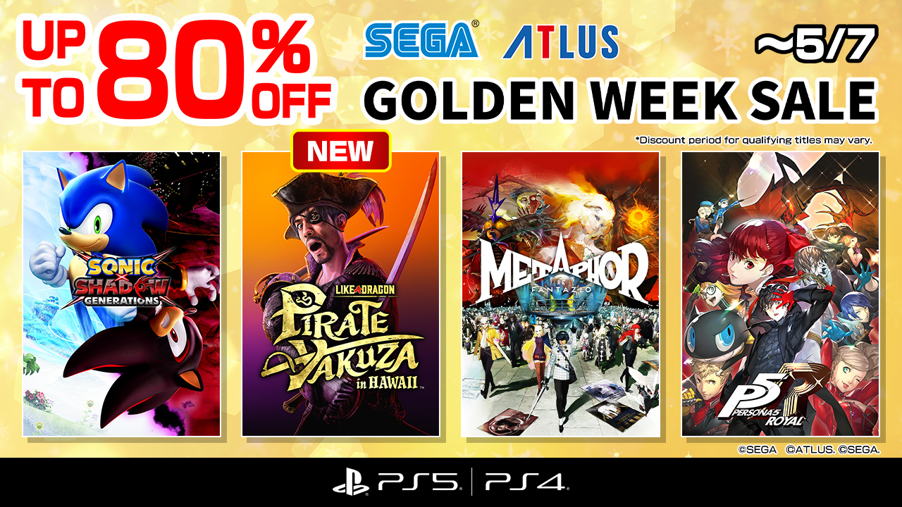 Sega Gelar Golden Week Sale Untuk PlayStation, Diskon Hingga 80% 1 Sega Golden Week Sale 2025