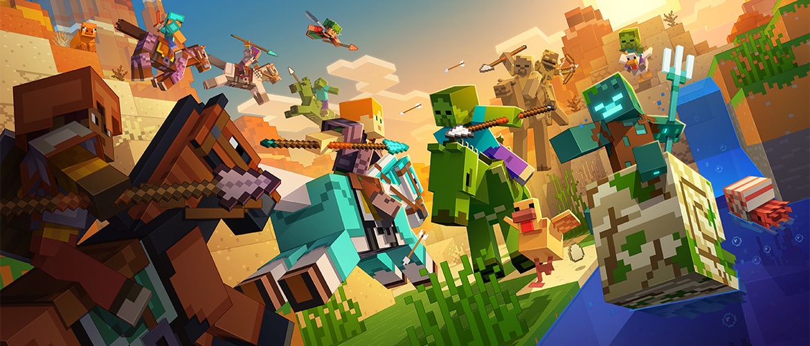 Minecraft Rilis Update “Mounts of Mayhem”, Hadirkan Battle di Atas Tunggangan