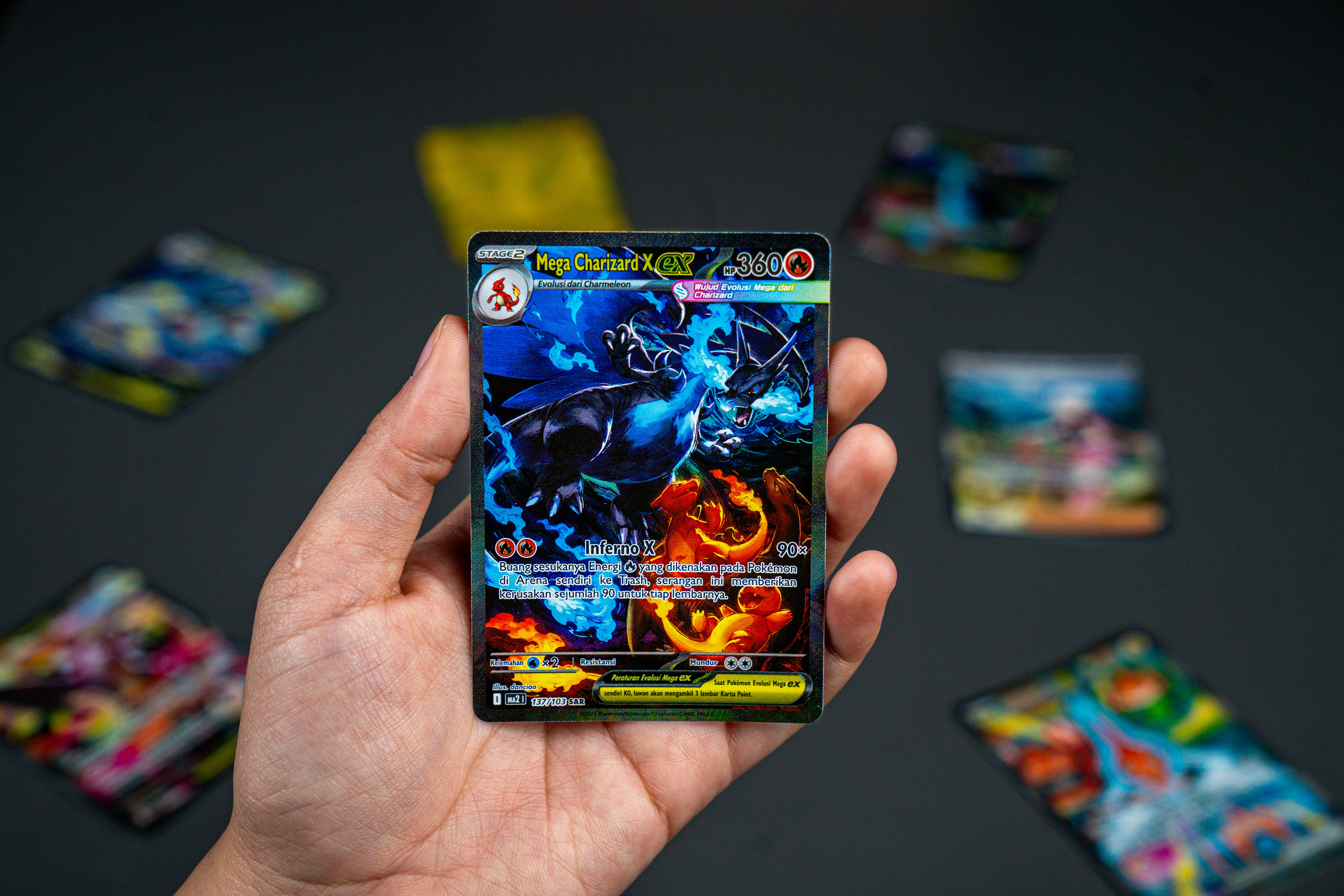 pokemon tcg kobaran biru