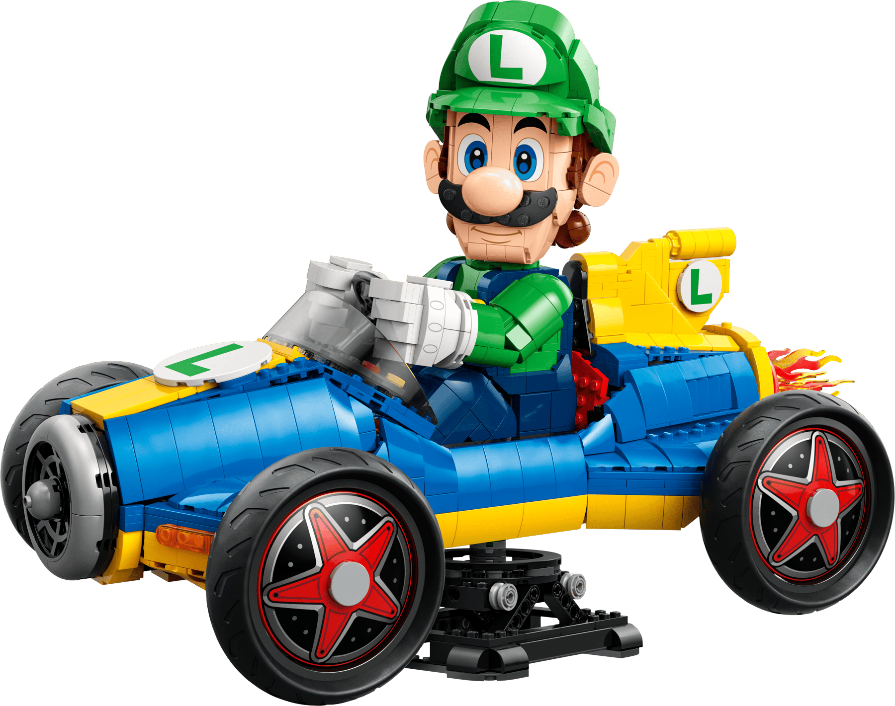 lego mario kart luigi & mach 8