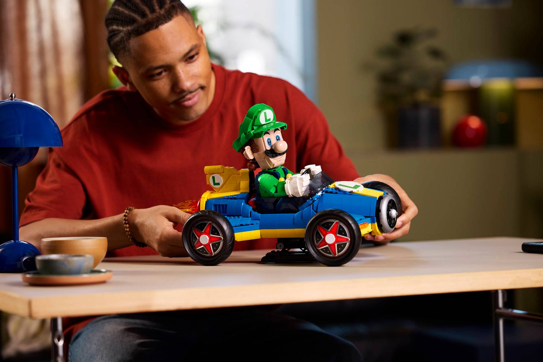 lego mario kart luigi & mach 8