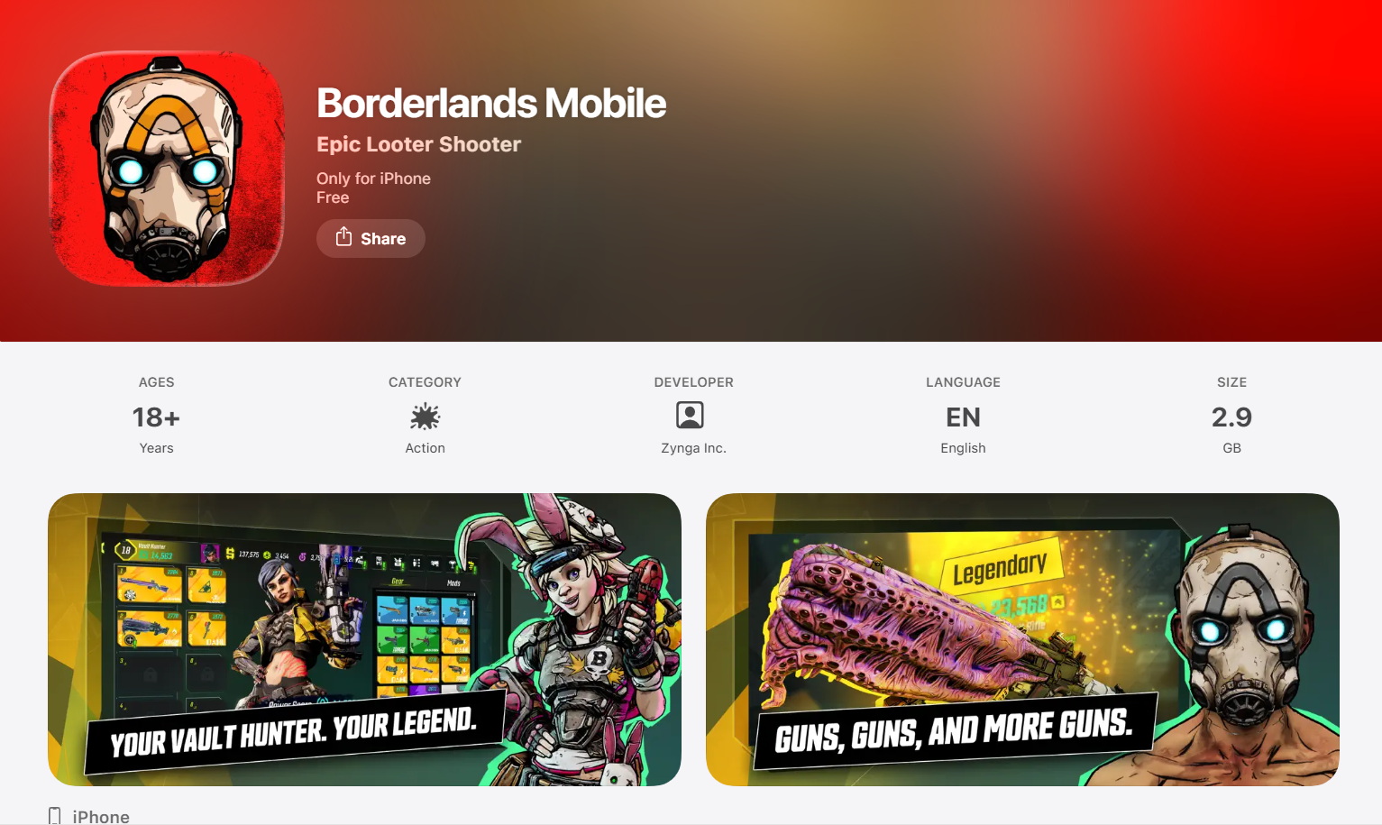 borderlands mobile