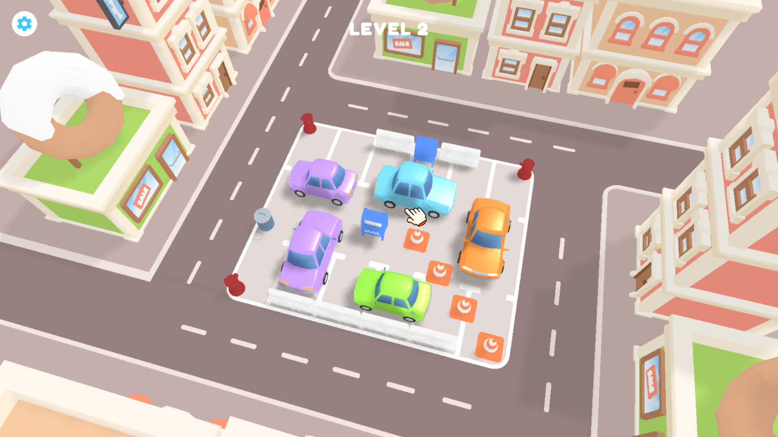 sony parking problem