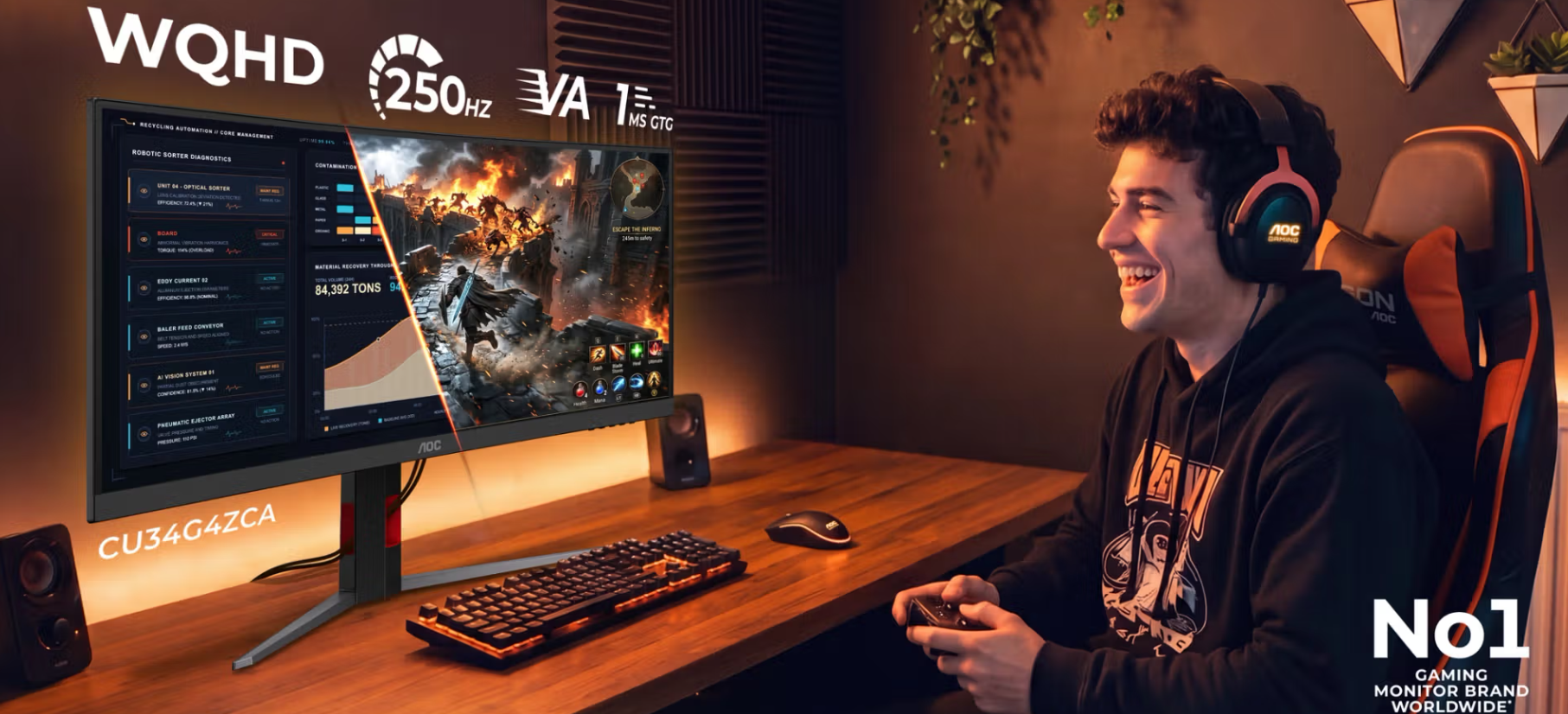 AOC Perkenalkan Monitor Ultrawide Baru, Siap Temani Gaming dan Kerja 6 aoc