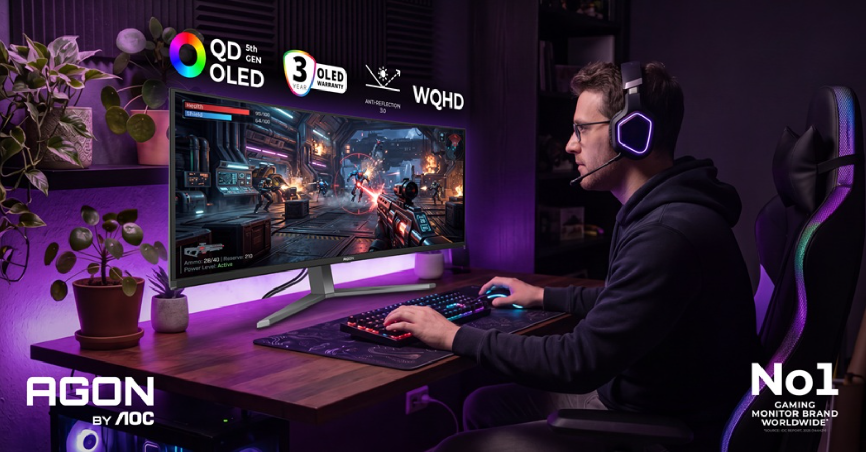 AOC Pamerkan Monitor Gaming SuperWide OLED 48.9 Inci di Gamescom 2026 2 aoc