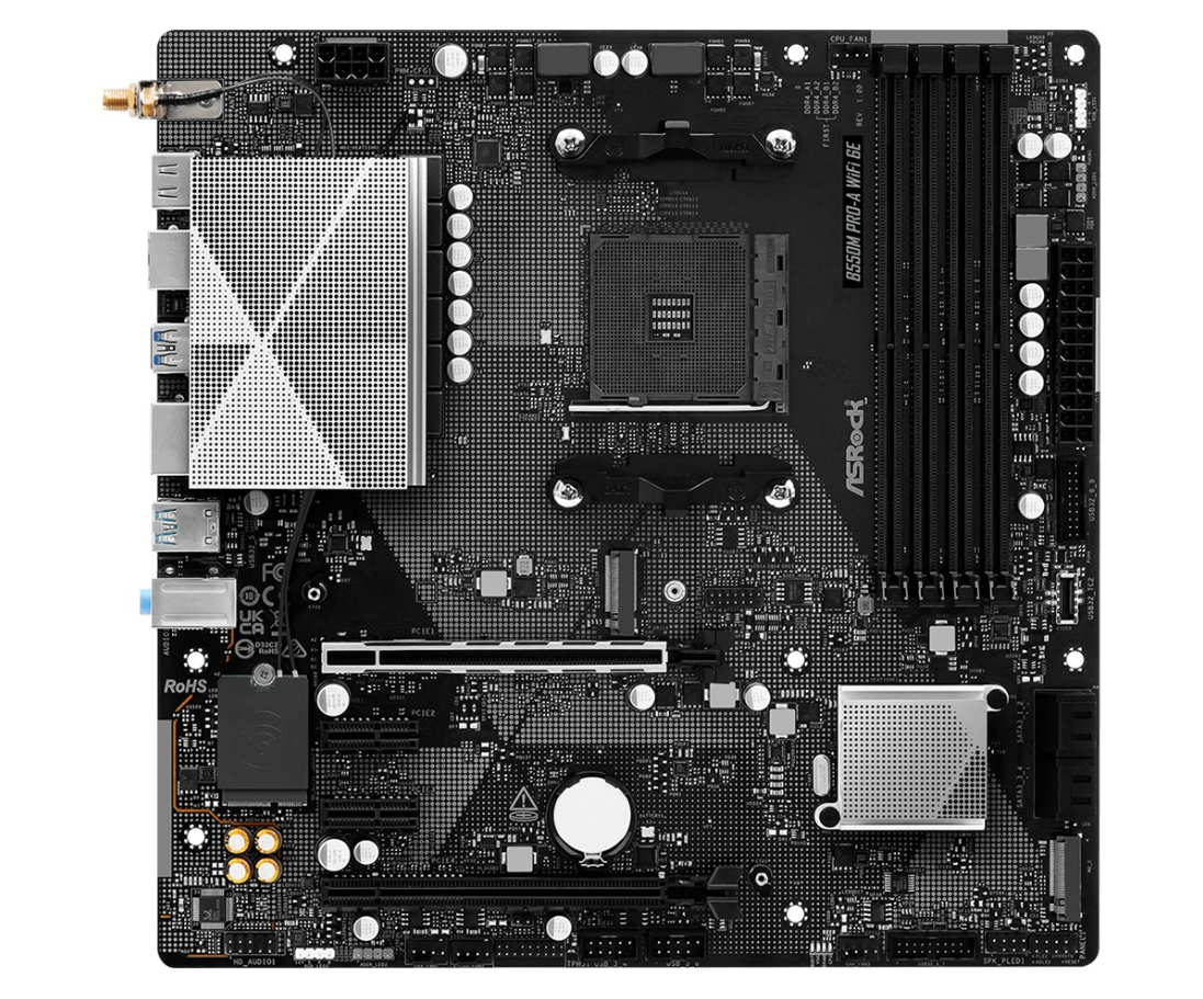 ASRock Luncurkan Motherboard Terjangkau B550M Pro-A WiFi 6E Berbasis DDR4 1 asrock