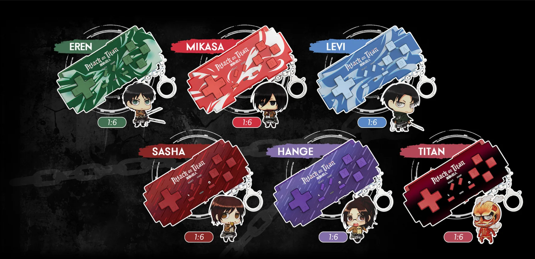 Drakong Jual Controller Bertema Attack on Titan via Blind Boxes 1 drakong