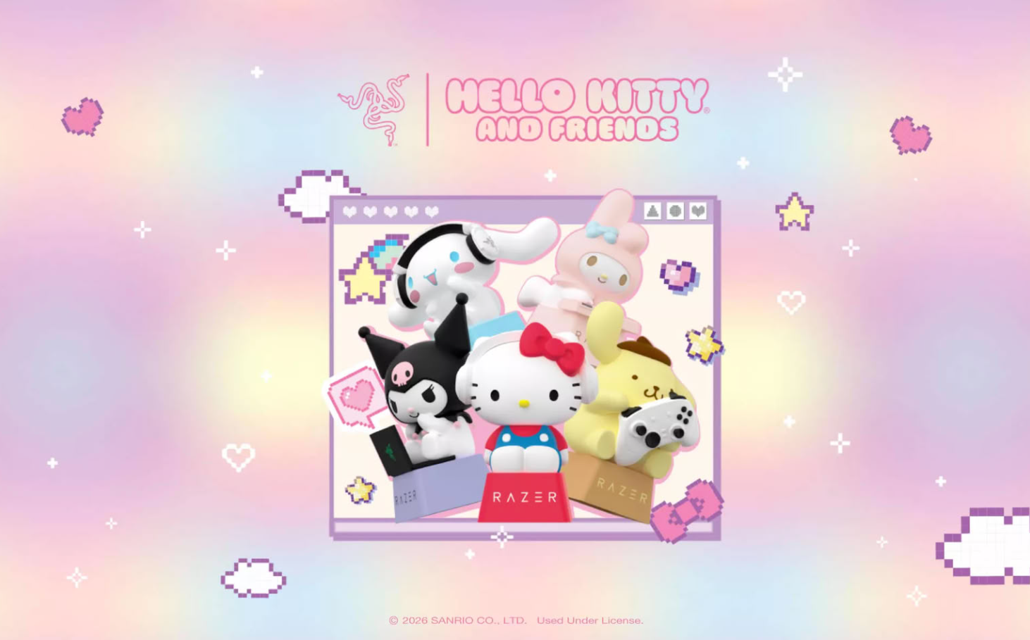 Razer Rangkul Fans Hello Kitty & Friends Lewat Keycaps Blind Box 1 razer