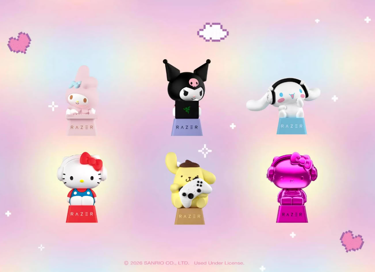 Razer Rangkul Fans Hello Kitty & Friends Lewat Keycaps Blind Box 2 razer