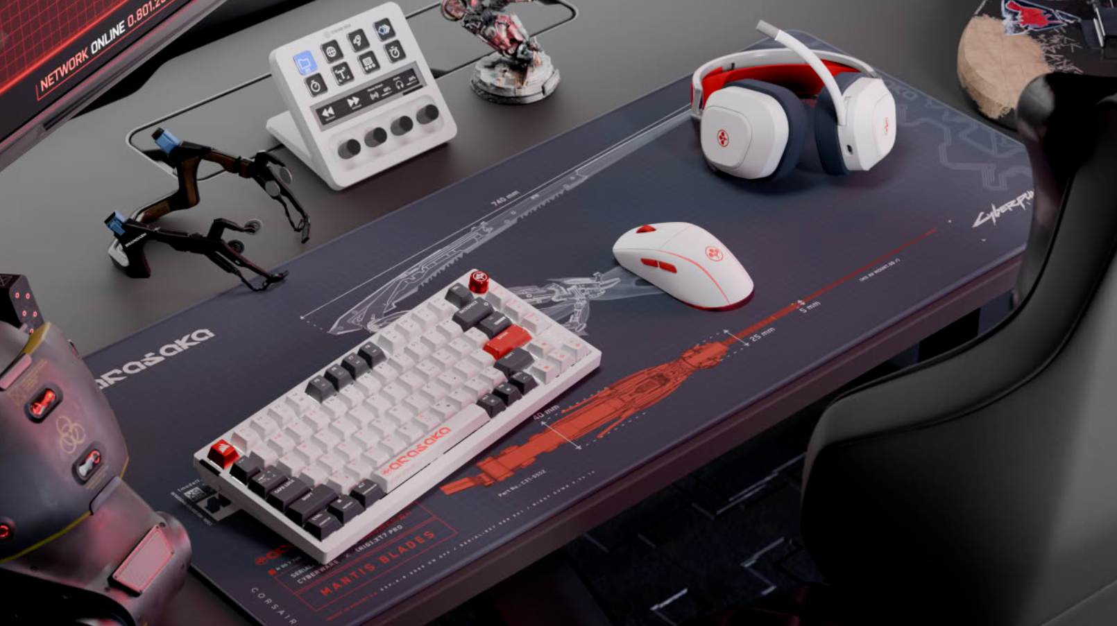 CORSAIR Rilis Lini Periferal Cyberpunk 2077 & Edgerunners 2 1 corsair